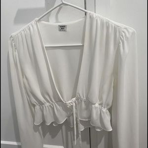 Sunday Best Tie Front Blouse